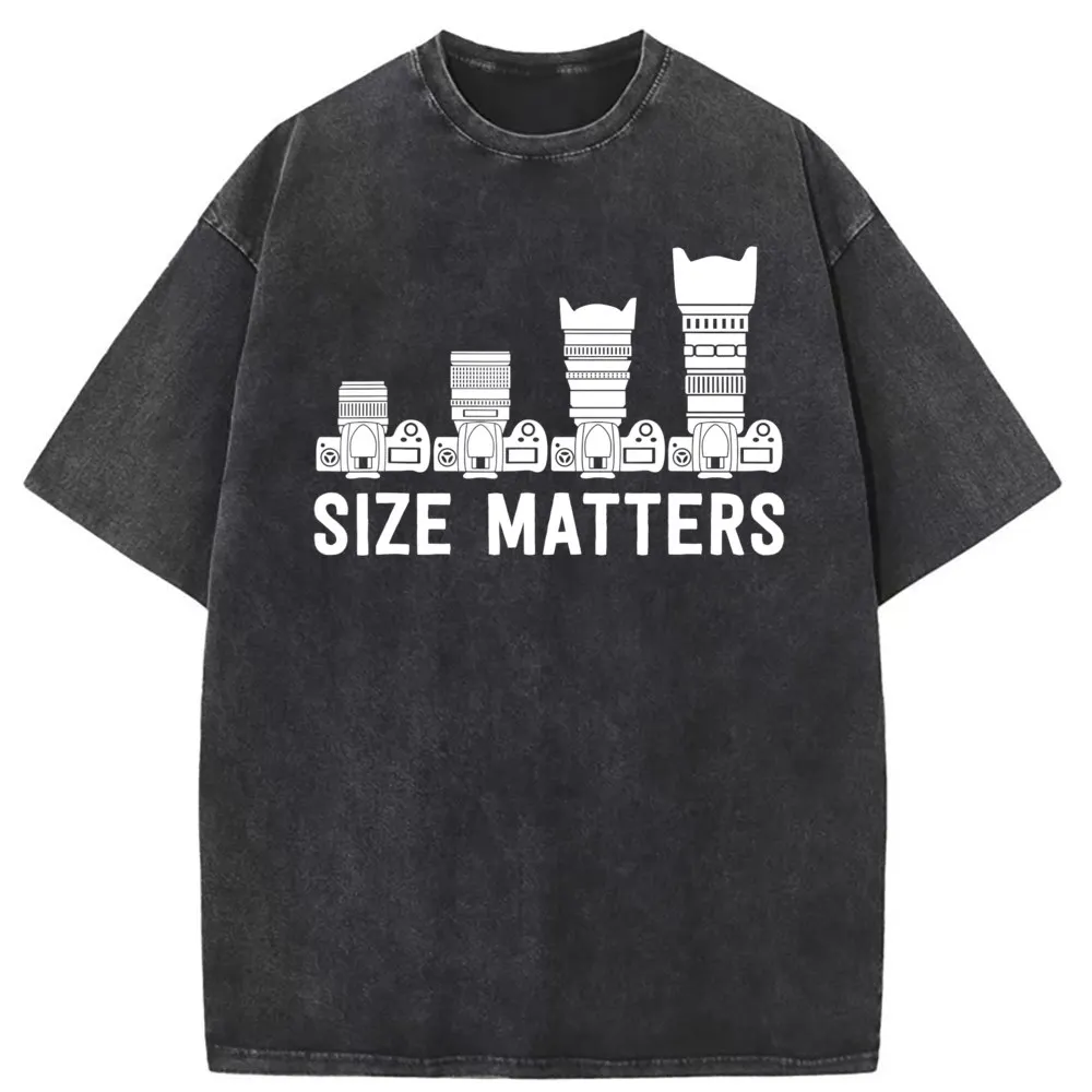 

Funny Photography T Shirts For Man Lens Size Matters Fashion Party Summer Long Sleeve Sweatshirts Man Unisex Family Sportswears