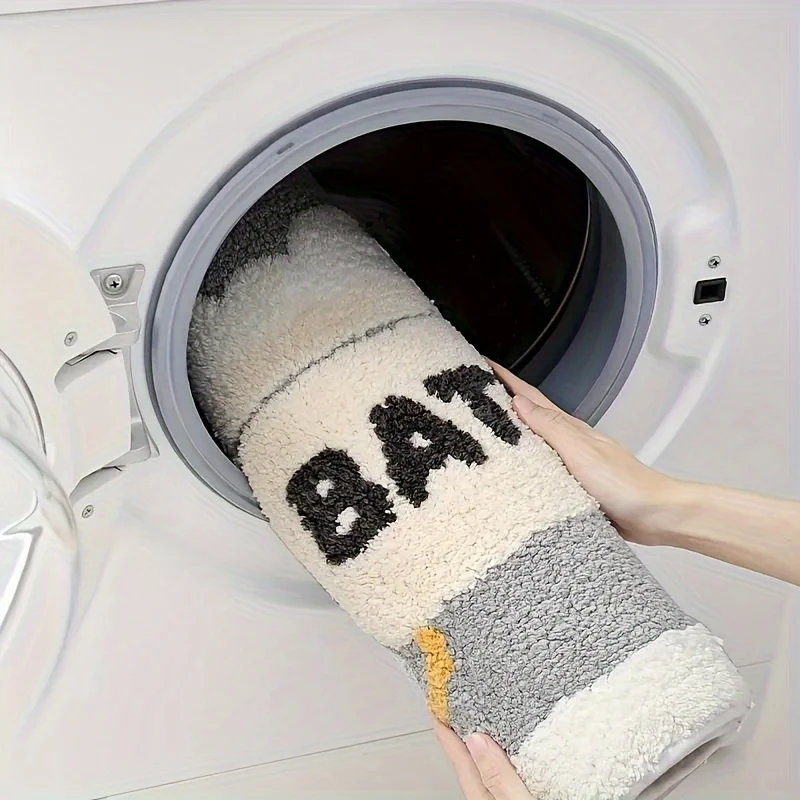 Super Thick Cartoon Bathroom Floor Mat, Super Absorbent, Fast Drying, Anti Slip, Chair Floor Mat, Entrance Carpet