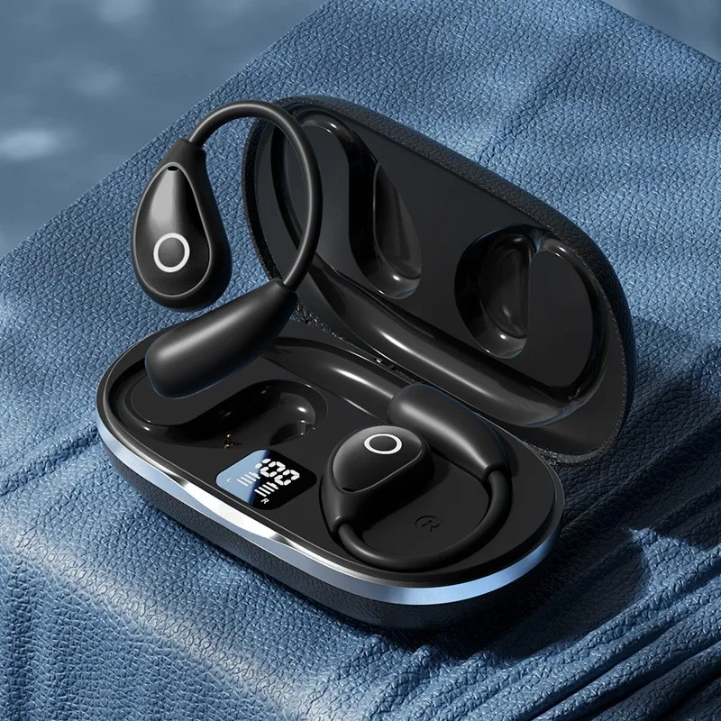 

M96 Sports Premium Leather OWS Wireless Earphones with LED Power Display, Hi-Res Audio & Smart Call Noise Reduction