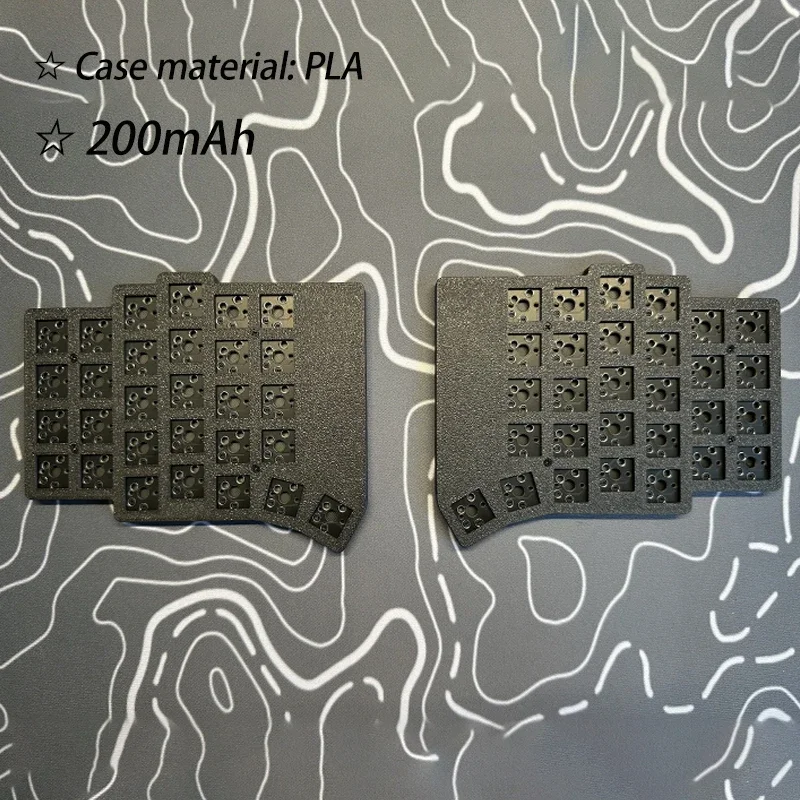 Flake Split Keyboard Kit Two Mode Wired Bluetooth 40/46/58 Keys Mx/ChocV1&V2 200mAh Battery Life Hotswap Support ZMK Custom Gift