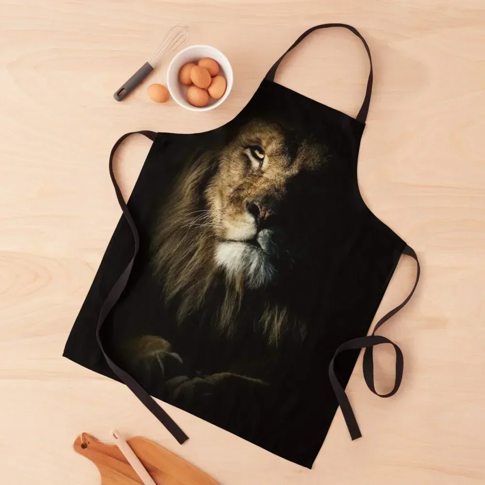 

Lion Face Apron For Men Hairdresser Apron