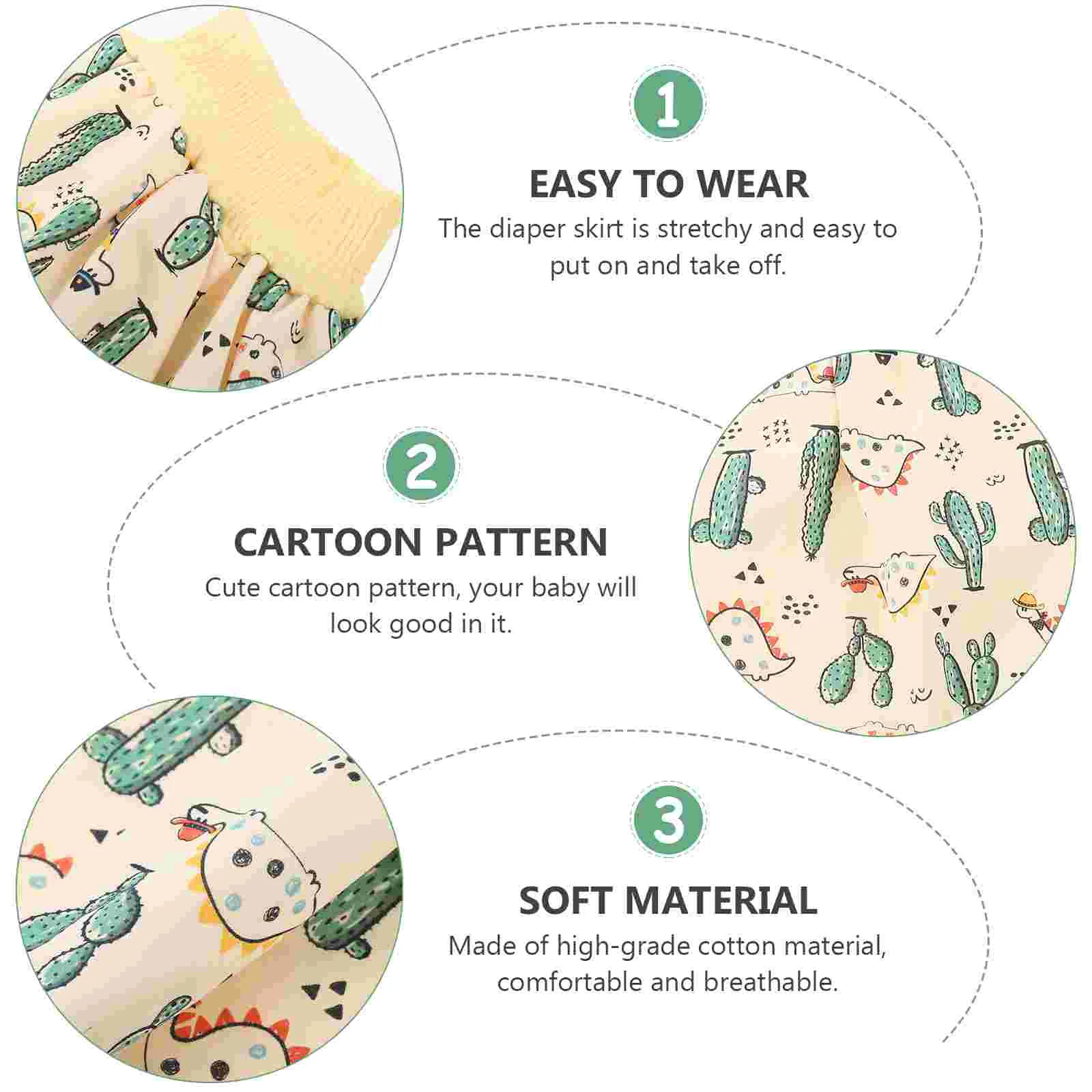 Pantalones de entrenamiento impermeables para niños pequeños, falda de pañales, pañales para recién nacidos, orinal de algodón puro para bebé