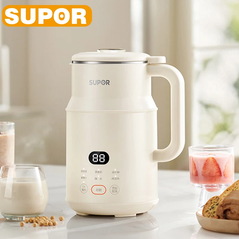 

SUPOR 800ML Electric Soymilk Machine Automatic Intelligent Food Blender Fruit Juicer Water Boiling Kettle Rice Paste Maker 220v