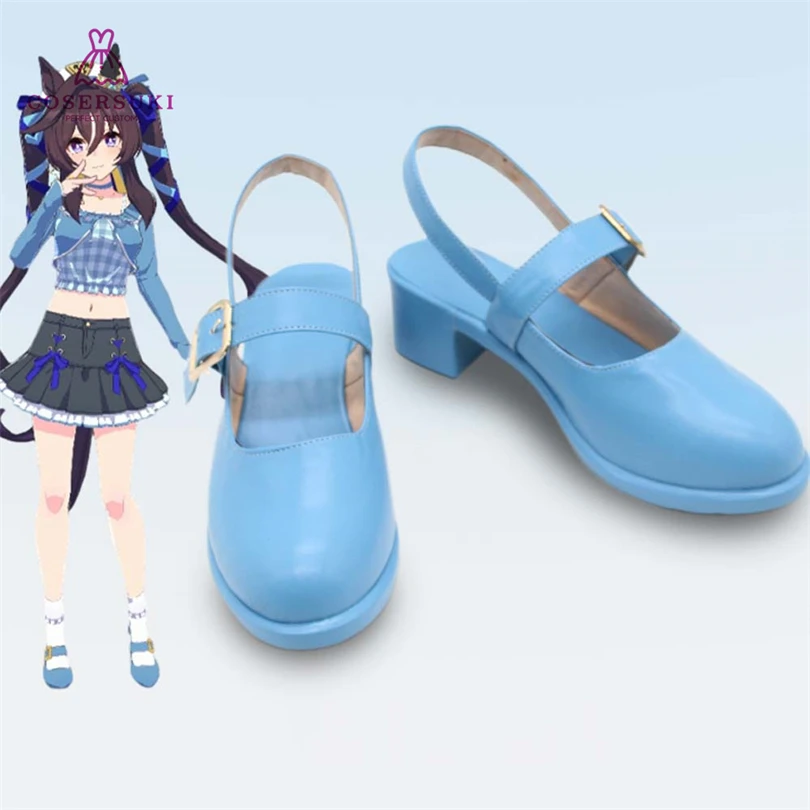 

Uma Musume Pretty Derby Vivlos, повседневная экипировка, обувь для косплея, ботинки, обувь на заказ для Хэллоуина и Рождества