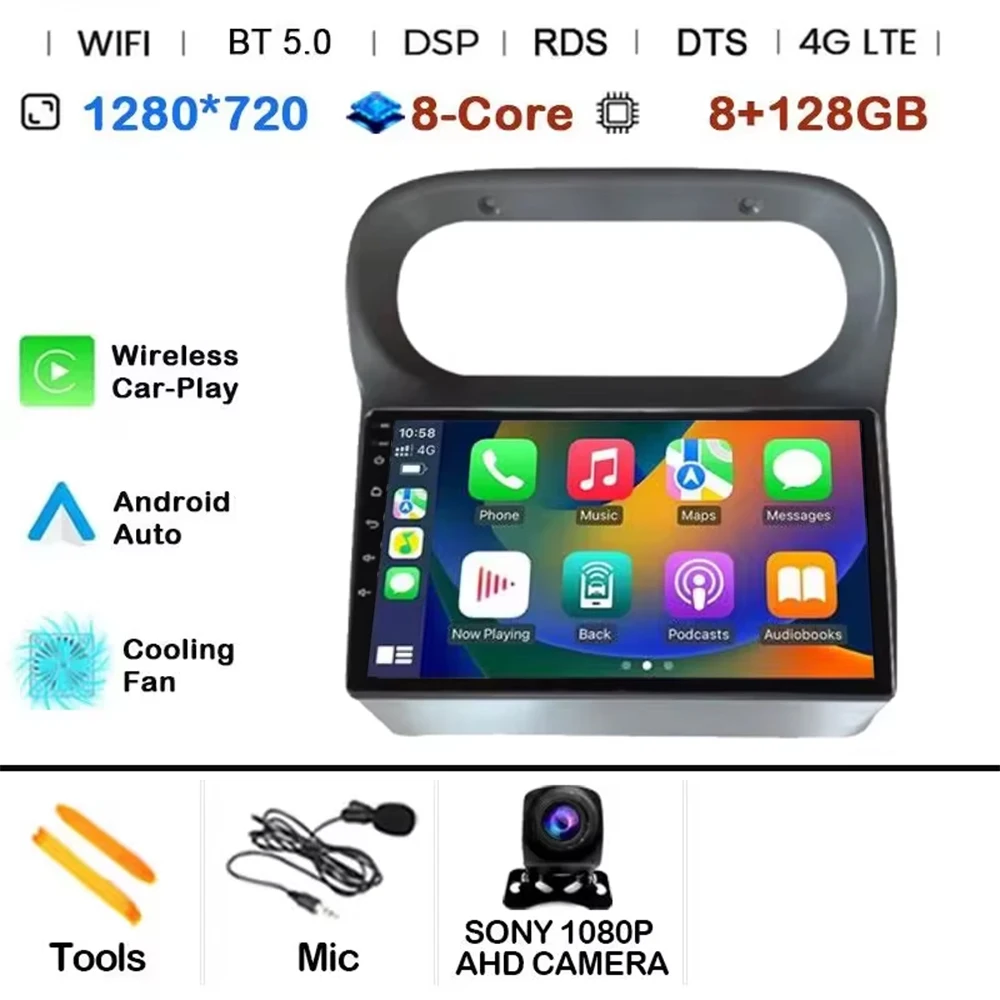 Android 15 Carplay Stereo voor Renault Twingo 2005 - 2013 Carplay Auto Scherm Autoradio Intelligent Systeem GPS Navigatie GPS RDS
