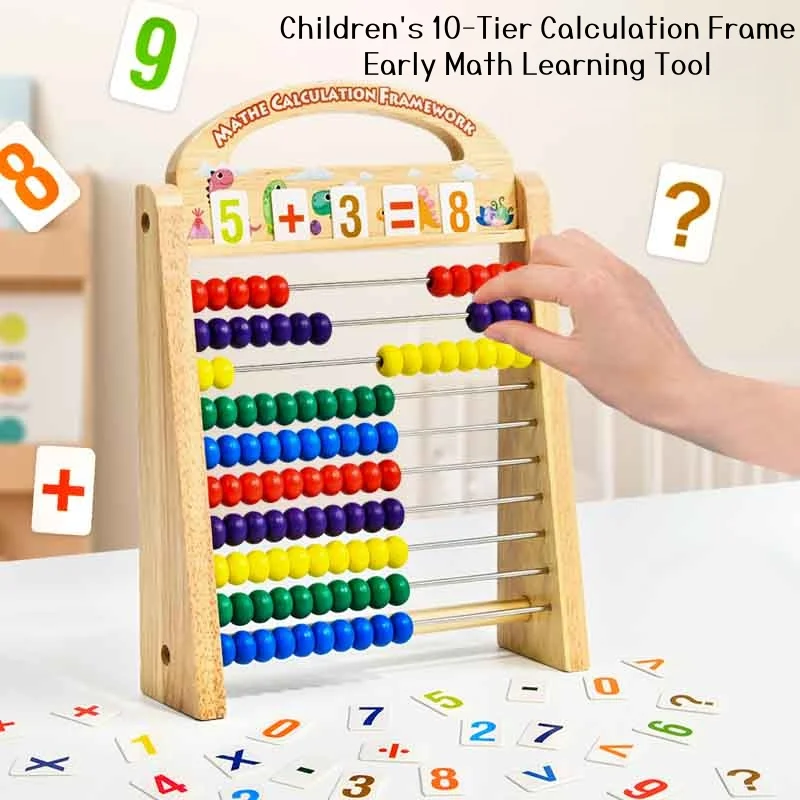 Abacus Learning Toy: Counting and Recognizing Numbers Through Bead Manipulation—An Ultra-Educational Way for Kids to Learn Math