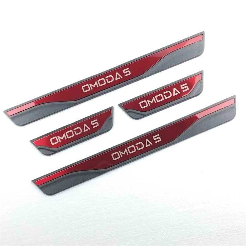 For Chery Omoda 5 2021-2022 2023 2024 Door Sill Scuff Plate Cover Trim Threshold Pedal Styling Protect Car Accessories