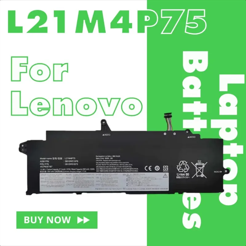 

For Lenovo L21D4P74 L4P73 B4P71 L4P73 L21C4P73 L21M4P75 Laptop Batteries