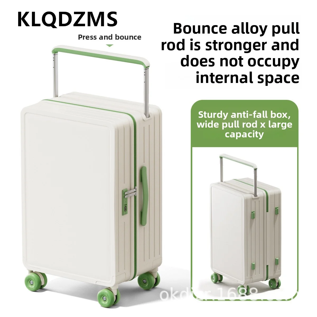 KLQDZMS Student Luggage PC Boarding Box Large Capacity Trolley Case 20