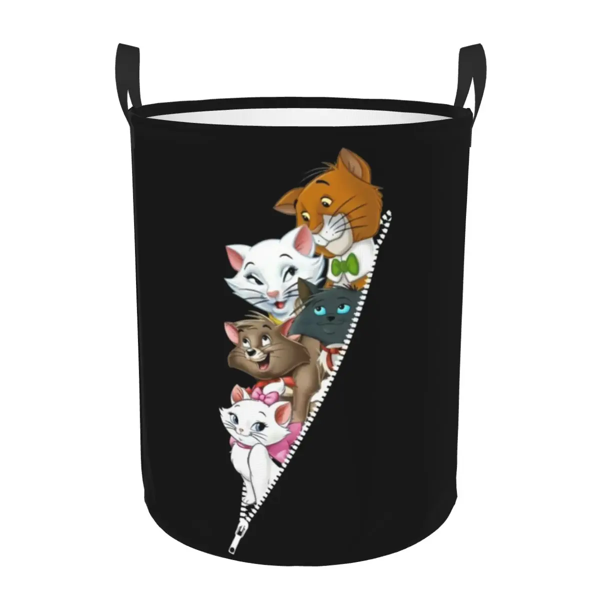 Cesto para la ropa sucia de los Aristogatos, Marie, Toulouse, Berlioz, cesta grande para guardar ropa, organizador de juguetes para niños y niñas