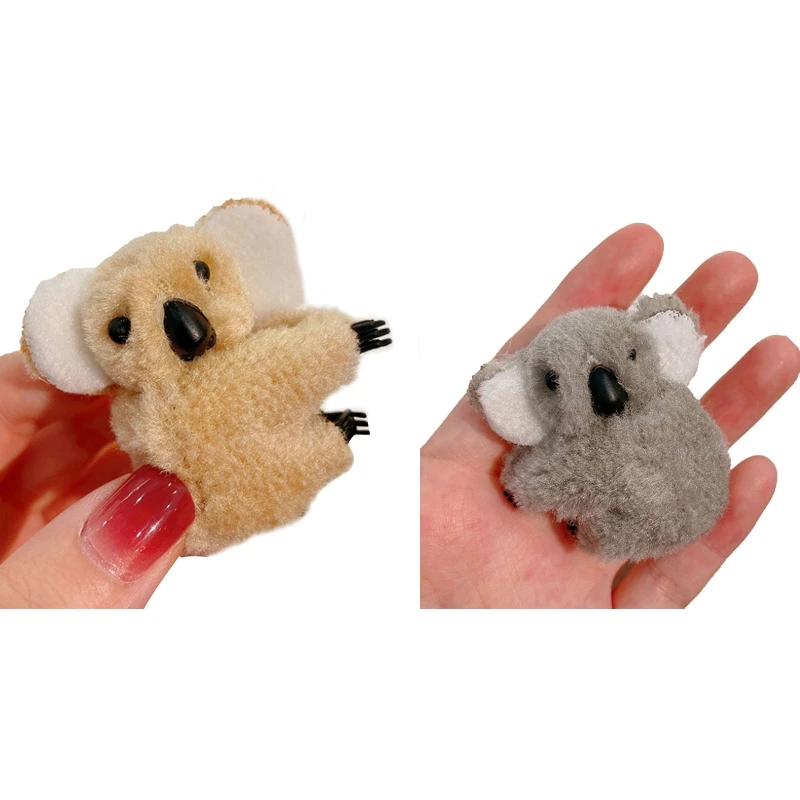 Jepit Rambut Mini Anti-selip Jepit Rambut Koala Lucu Jepit Rambut Kecil Cantik