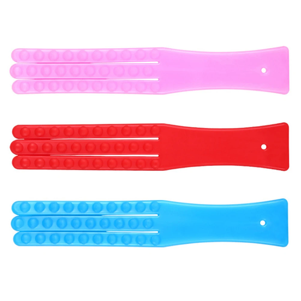 3pcs Jingluo Pat Long Handle Body Tapping Stick For Back Massage Therapy Massaging Tool Home Office Stress Relief Beating Pats