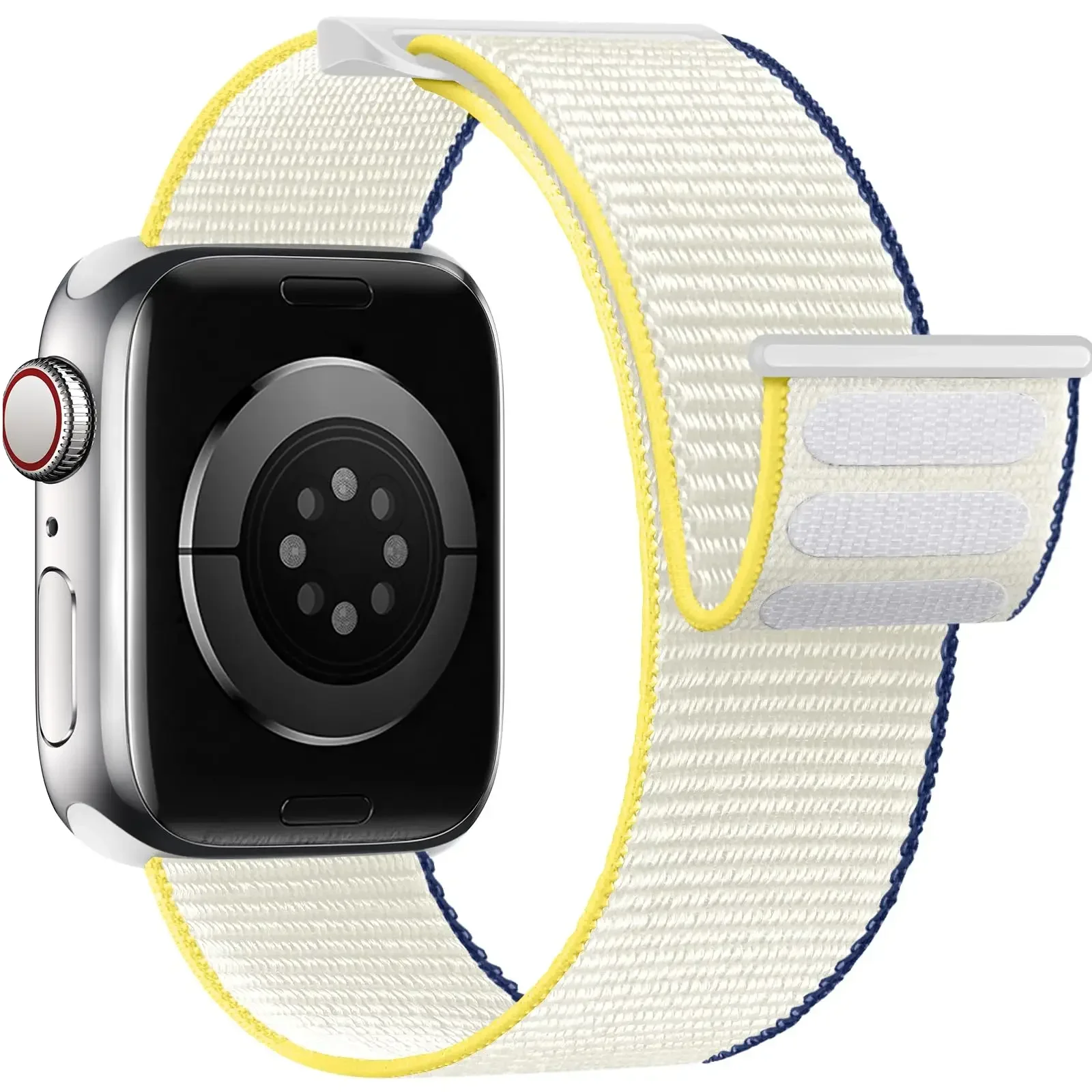 Nylon lus voor Apple Watch-band 45 mm 44 mm 49 mm 46 mm 42 mm 41 mm 40 mm Correa-armband iWatch-serie 11 6 Se 7 8 9 10 Ultra 2-band - afbeelding 1