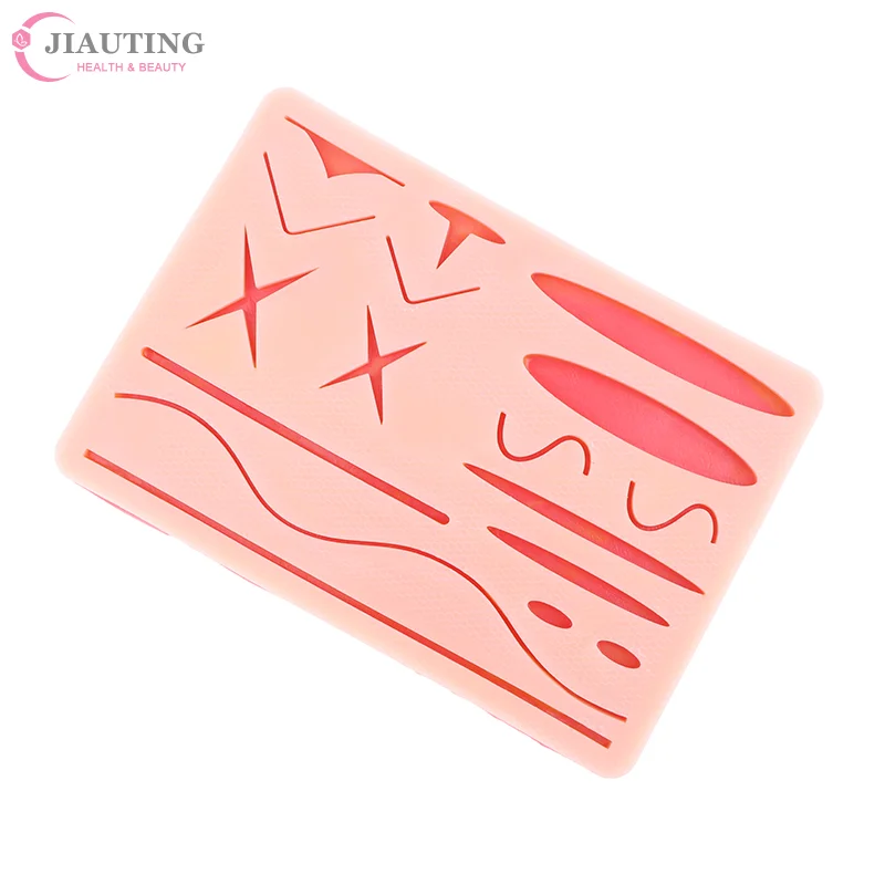 Suture Silicone Surgical Training Skin Medical Silicone Suture Practice Pad Reusable Teaching Model
