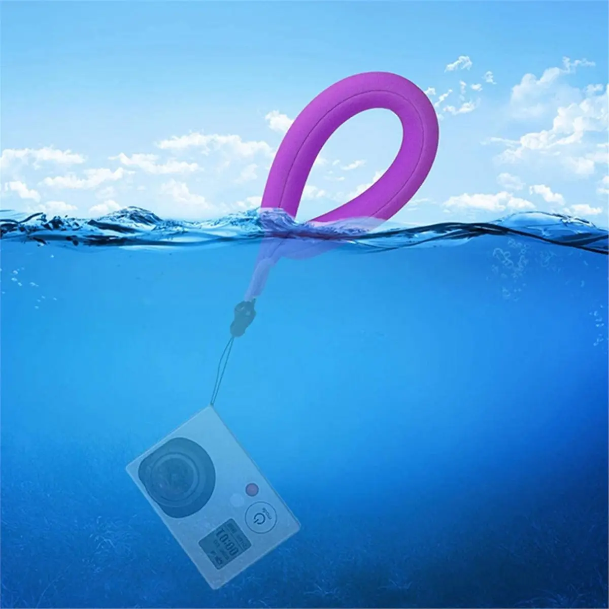 L70A Camera Buoyancy Wrist Strap Floating Strap Camera Cell Phone Float Underwater Wrist Strap for Camera Key From Sinking B