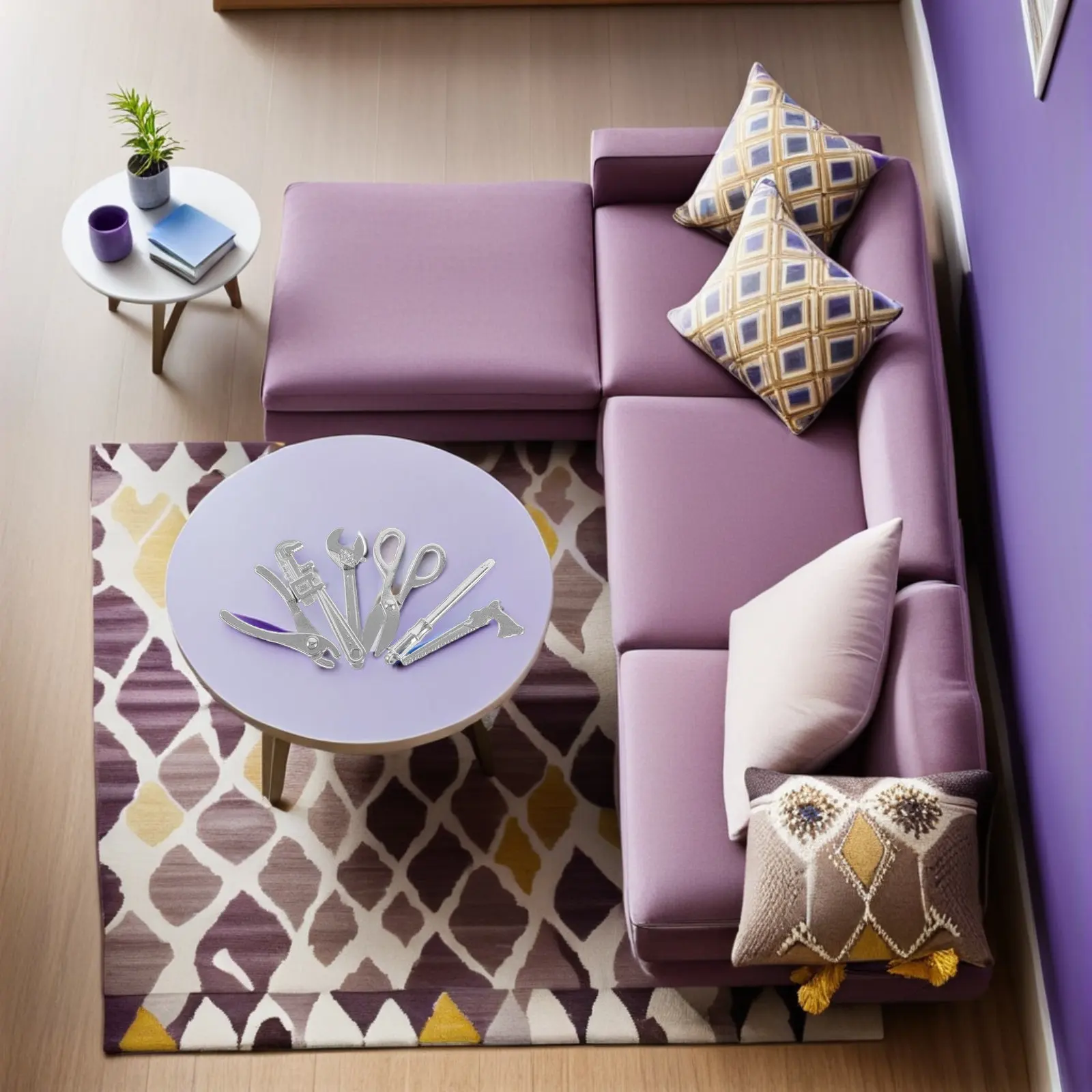 

Набор из 18 миниатюрных инструментов для ремонта: металлические гаечные ключи, масштаб 1:12, для кукольного домика, аксессуары для ремонта и рукоделия