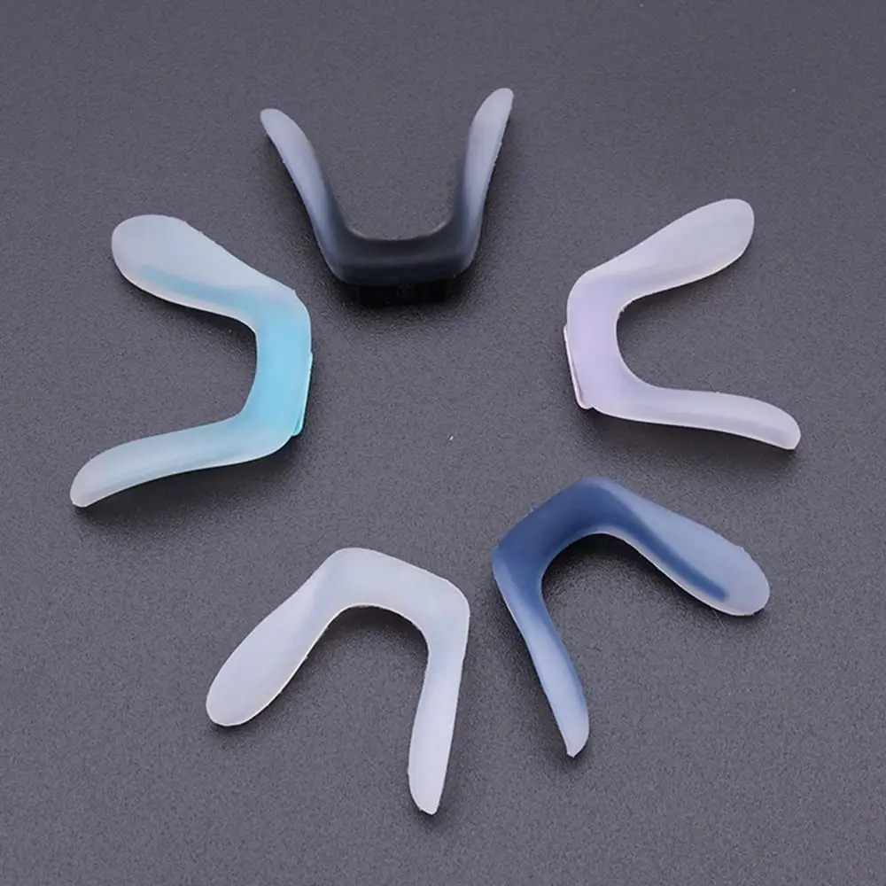 Anti Slip Eyeglasses Plug-in Bracket Eyeglass Nose Pads Bridge Strap Grip Hook U Shaped Nose Pads