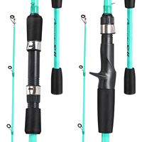 Sougayilang 1.98m 2.1m Casting Fishing Rods 4 Sections Spinning Rod Max Drag 8kg EVA Handle for Bass Trout Fishing Tackle