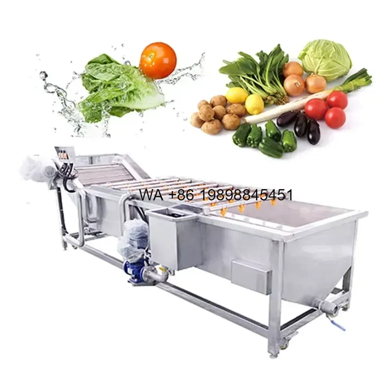 Wmwmnu for QX-400 Fruit Root Leaf Green Vegetable Washer Crayfish Washing Industrial Vegetable Fruit Washing