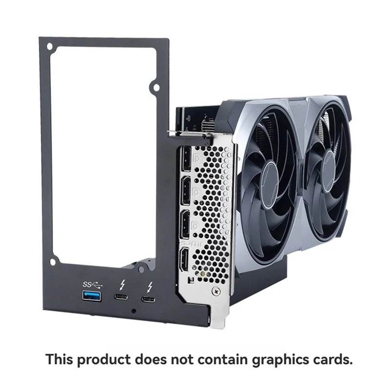 A34M-بطاقة الرسومات الخارجية للكمبيوتر المحمول GPU Dock لـ Thunderbolt 3/4 إلى PCIE بطاقة الرسومات لأجهزة الكمبيوتر المحمول إلى بطاقة الفيديو الخارجية PD 60W