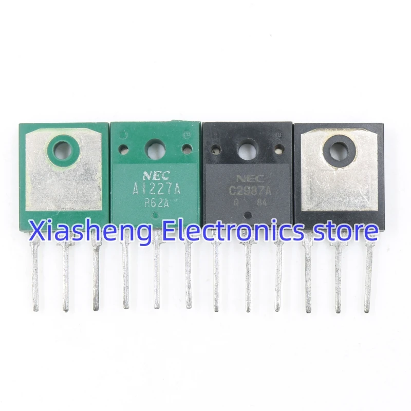 New Original 2Pairs 2SA1227A A1227 + 2SC2987A C2987 TO-3PN Amplifier Transistor In Stock