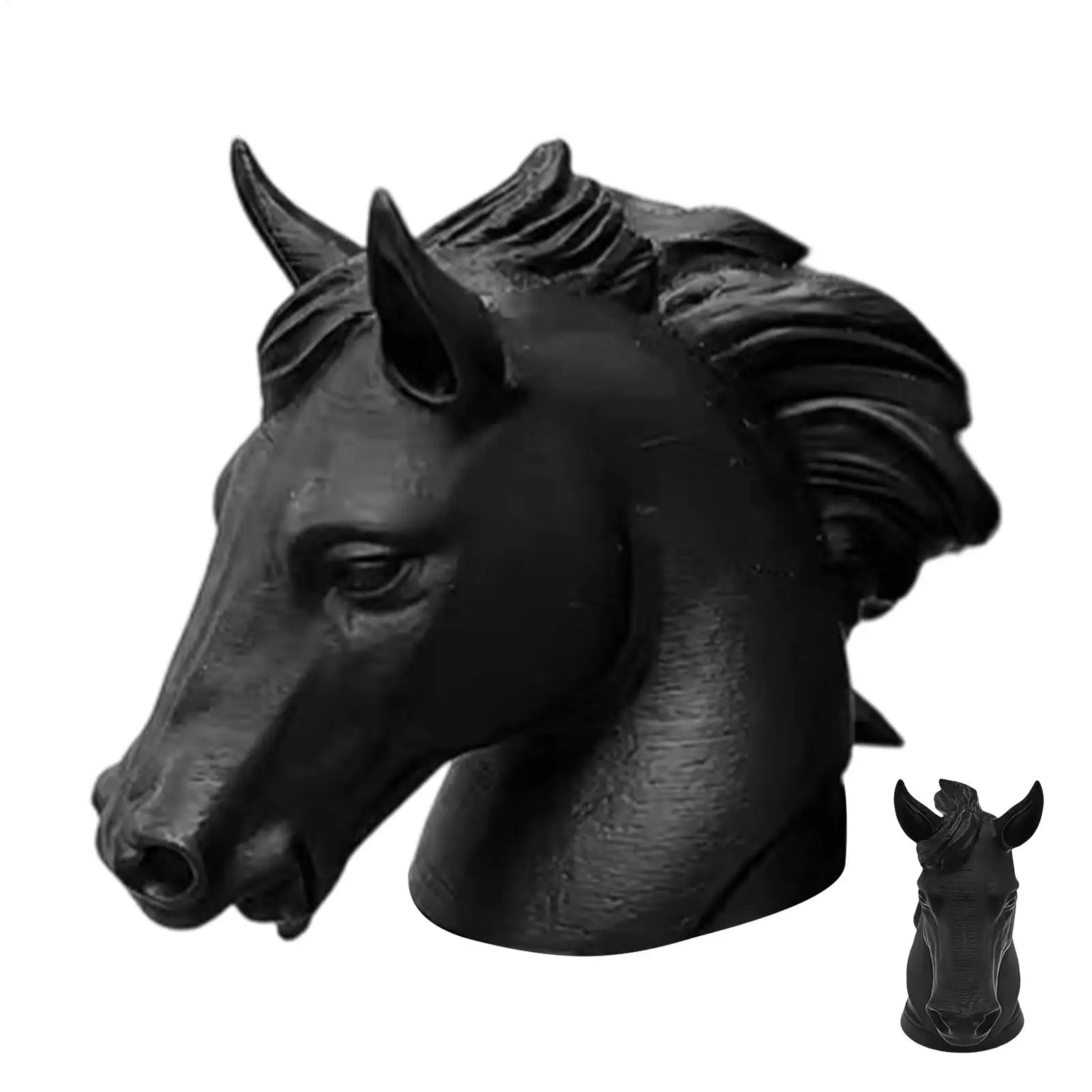 Horse Head Hitch Ball Cover Rubber Dustproof Tow Ball Protector Rustproof Trailer Accessory for RV SUV Truck Boat