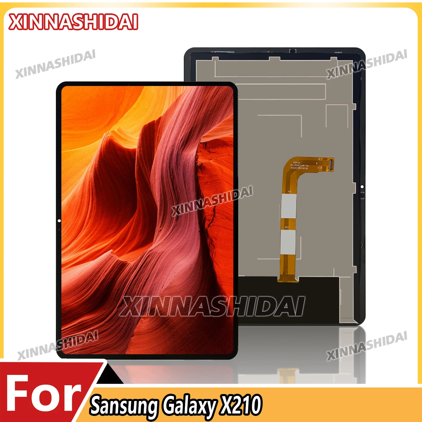 For Samsung Galaxy Tab SM-X210 LCD Display Touch Screen Digitizer Assembly Repair Replacement