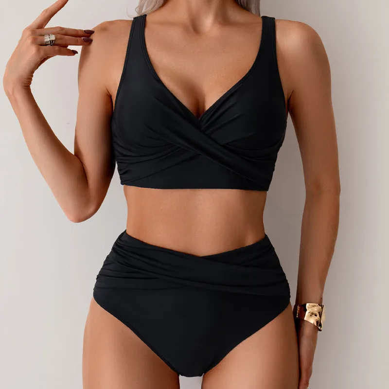 barupshe High Waist Push-Up Bikini Set 4