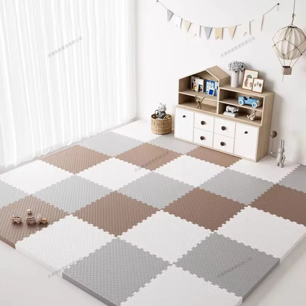 

8Pcs 60x60cm Baby Play Mat Thickness 2.5cm Foam Interlocking Floor Protector Rugs for Kids Nursery Soft Puzzle Mats for Children