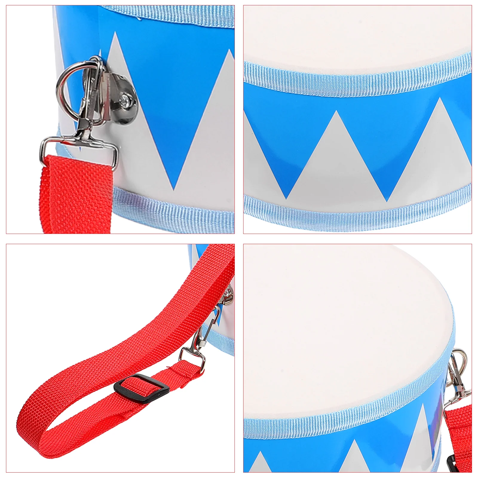 1 مجموعة طبلة يدوية خشبية طفل آلة موسيقية التعليم المبكر إيقاع تطوير أنيق للأطفال كمين طبل #6