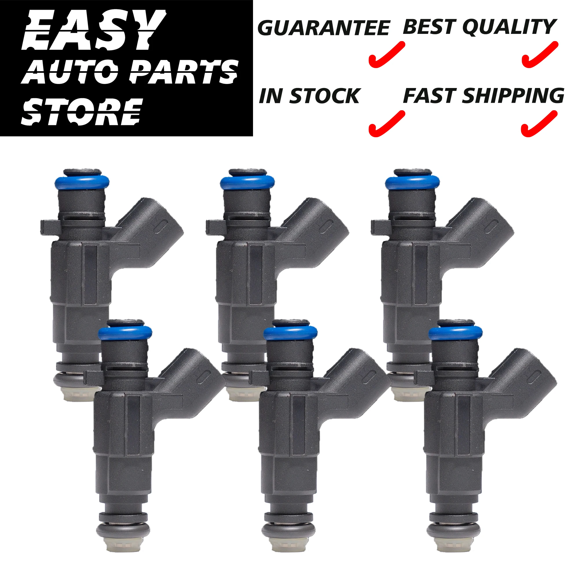 

Топливный инжектор, OEM 0280156131, для Holden для команды VE VZ 3,6 V6 3,2 Captiva WE WL 800-1691N, комплект из 6, 2-летняя гарантия, стандартная