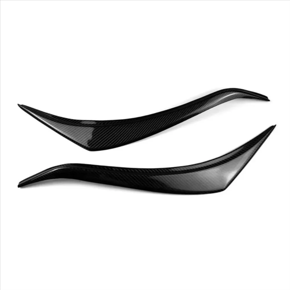 Pegatina embellecedora  fibra  carbono para Toyota Spa 2012-2020, faro lantero para coche, faro lantero para párpado y