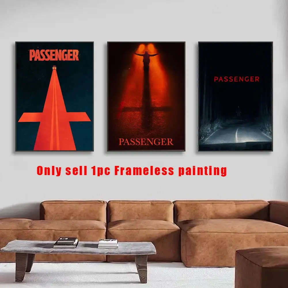 Moive P-Passenger Poster HD Self-Adhesive Wall Decals For Living Room & Bedroom Home Decor Gift