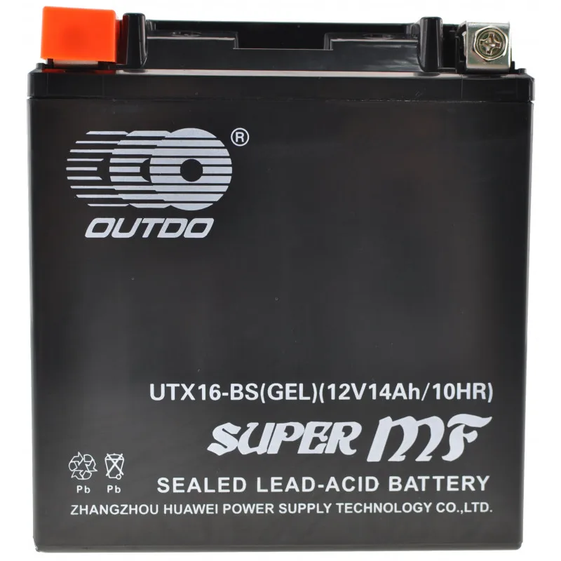 Motorcycle Battery Ytx16-Bs Gel Battery Kage