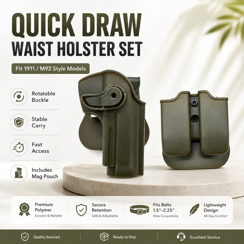 Snap Rotating Quick Lock Hard Waist Carry Shell Adjustable Swivel Back Bracket Multi Matte Color Hobby Model Fittings