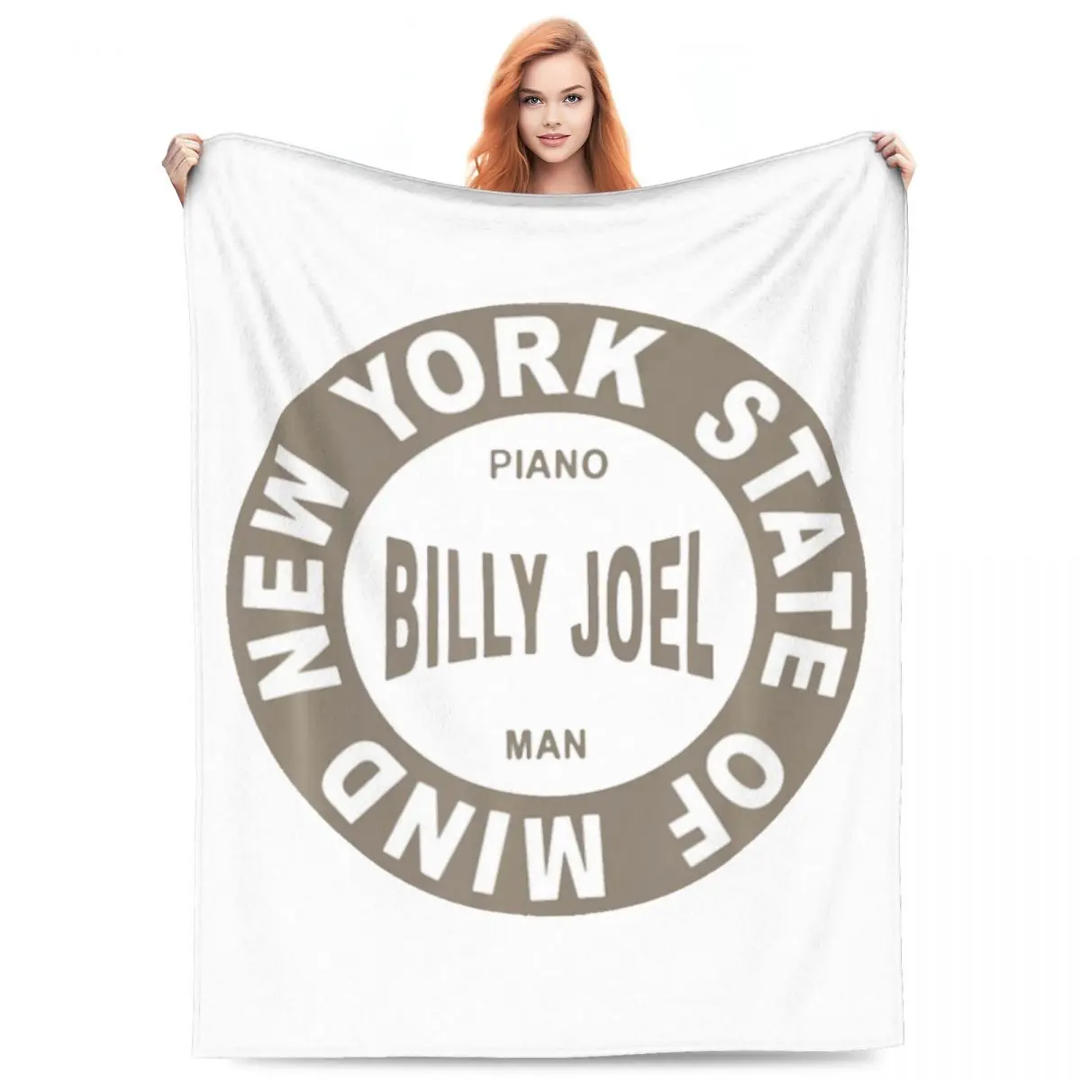 Billy Joel Art Blanket Flannel Sofa Throw Blanket Portable for Couch Bedding Throws Bedspread Quilt