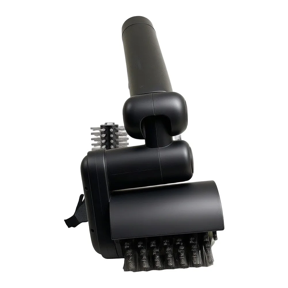 Wireless Electric Grill Brush with Stainless Steel Bristles USB Rechargeable 1100 RPM Roller Cleaner 360mm Length