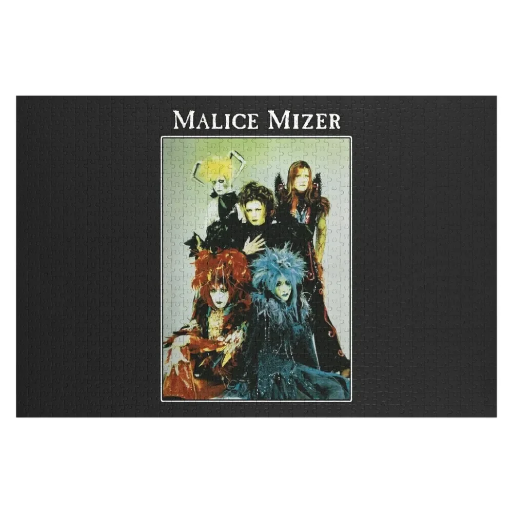 Malice mizer merveilles era band picture (visual kei j rock band with gackt & mana) Jigsaw Puzzle Custom With Photo Puzzle