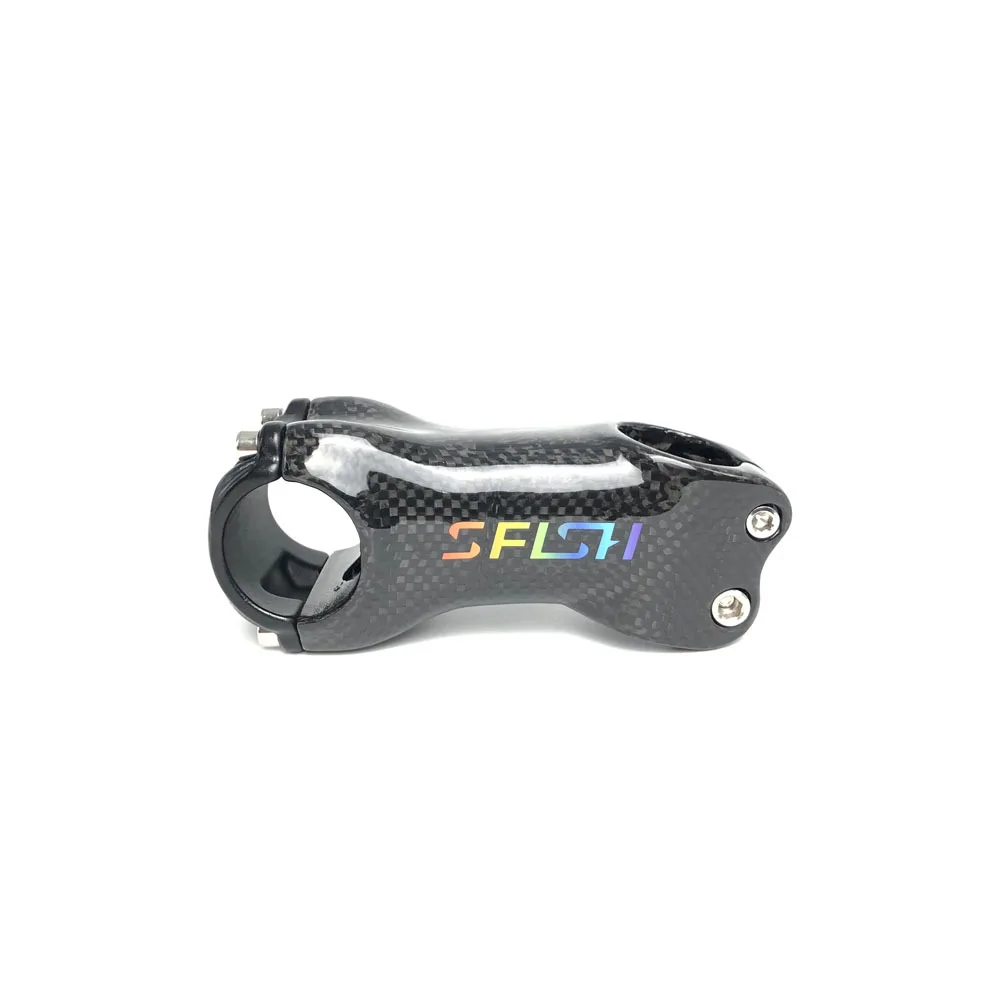 

Plus or minus 17 degrees carbon fiber bicycle stem 6 degrees riser 31.8mm ultra-light mountain road bike lightweight