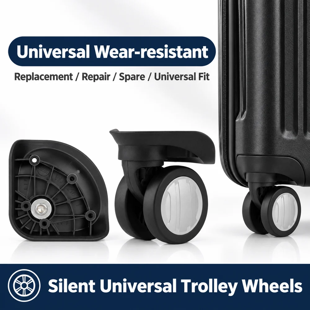 For Delsey Trolley Case Universal Wheel Parts Luggage WJ 216 Wheel WJ 218 Replacement