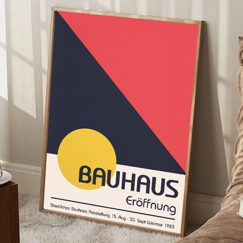 Bauhaus Matisse Leaf Geometry Abstract Posters and Prints Wall Art Canvas Painting Hotel Bar Pictures For Living Room Home Decor