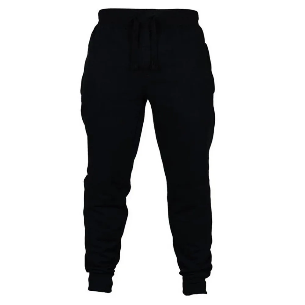 2023 Mens Joggers Casual Pants Fitness Men Sportswear Tracksuit Bottoms Skinny Sweatpants Trousers Black Gyms Jogger Track Pants view 2