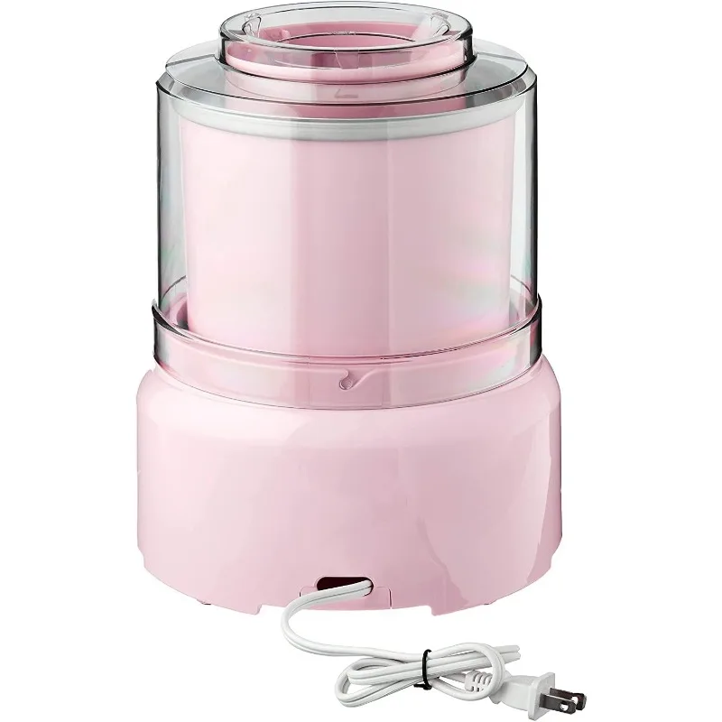 Cuisinart ICE-21PKP1 au yaourt glacé signé-Crème glacée et sorbetière, rose, 1.5 pintes