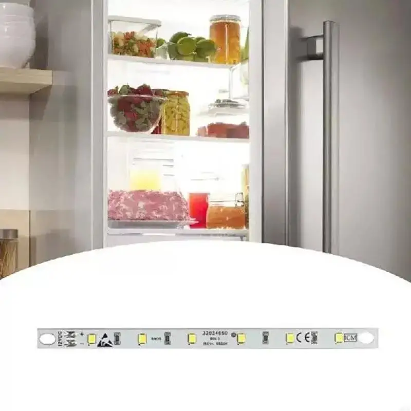 LED Light Strip For Refrigerator 12V 6500K White Bright Replacement Part 32034650 Compatible With Cooling System