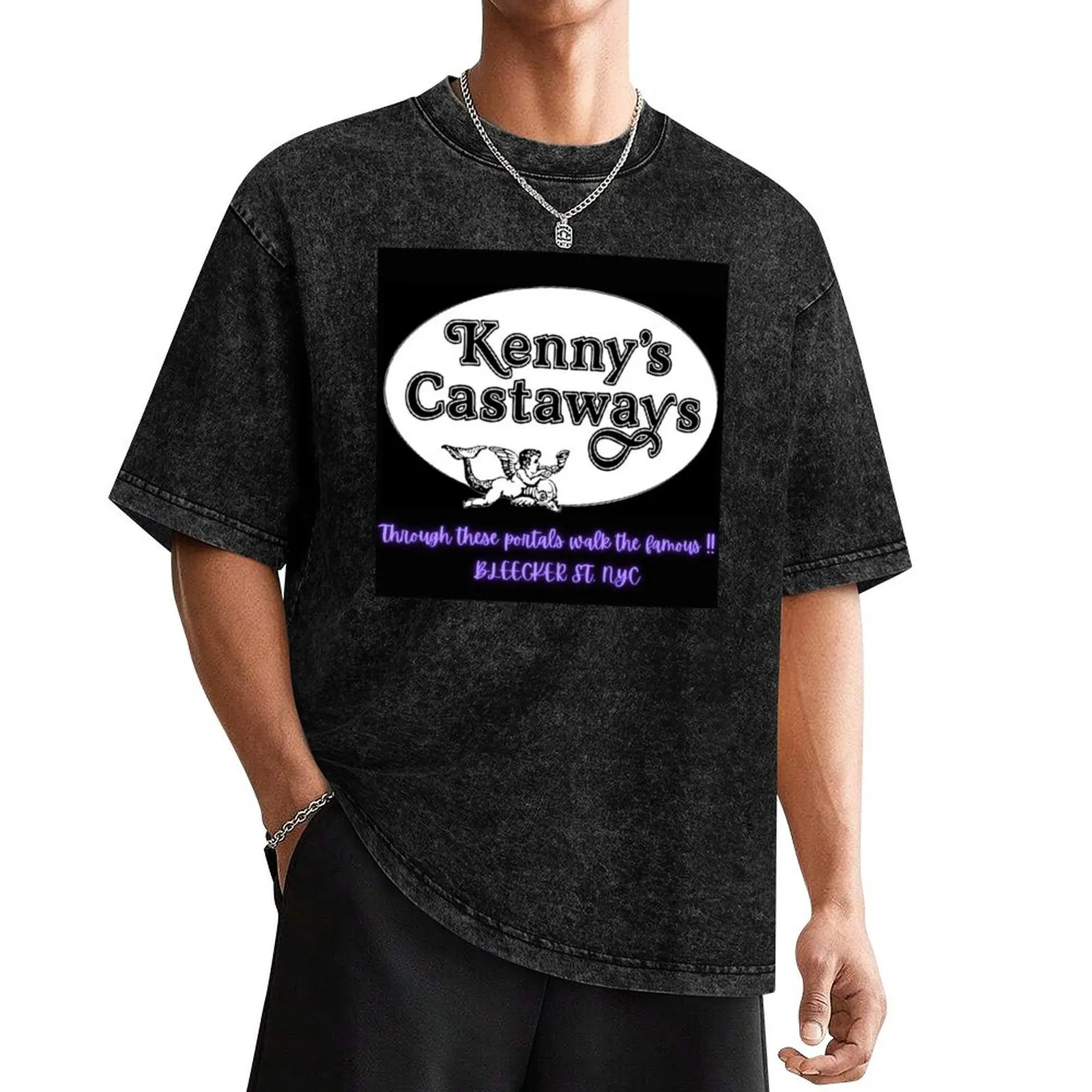 Kenny's Castaways Live music bar NYC T-Shirt vintage clothes heavyweights mens plain t shirts