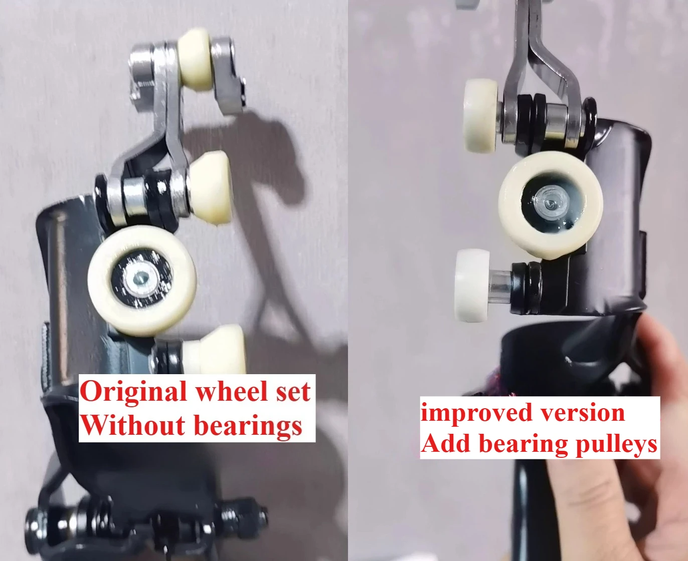 1pcs for Volkswagen 11-20 Models Multivan T5 T6 Middle Door Electric Door Pulley Assembly Auto Parts (Improved Bearing Type)