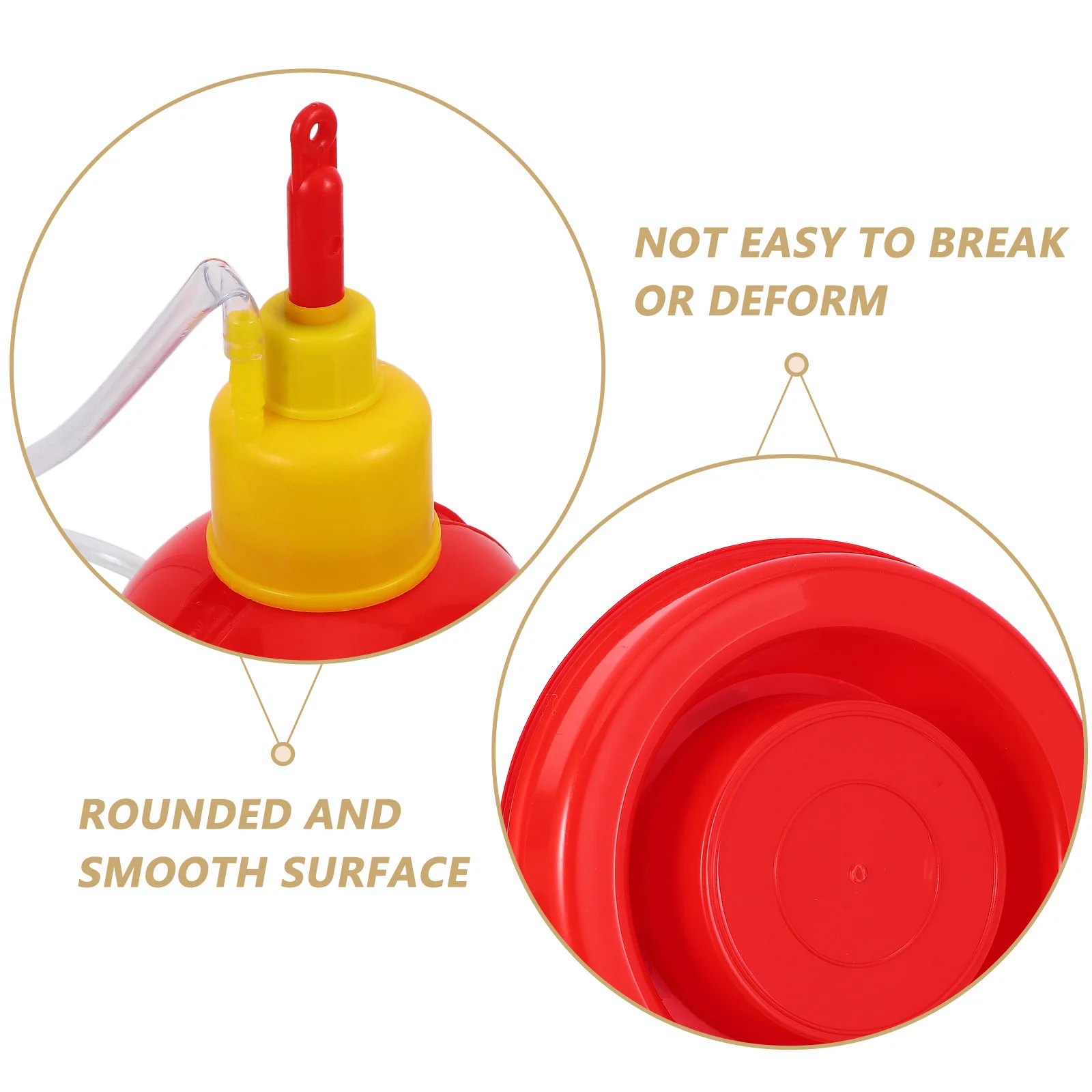 

Pigeon Water Feeder Stable Material Smooth Surface Poultry Waterer for Parrots Doves Bird Automatic Water Holder Feeding Device