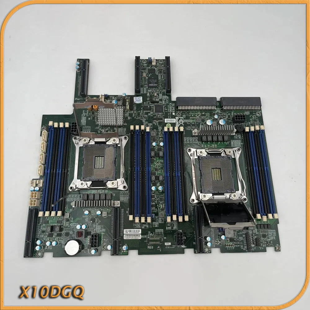 

X10DGQ Server Motherboard For Supermicro DDR4 X99 LGA2011 E5-2600 V3 V4 High Quality