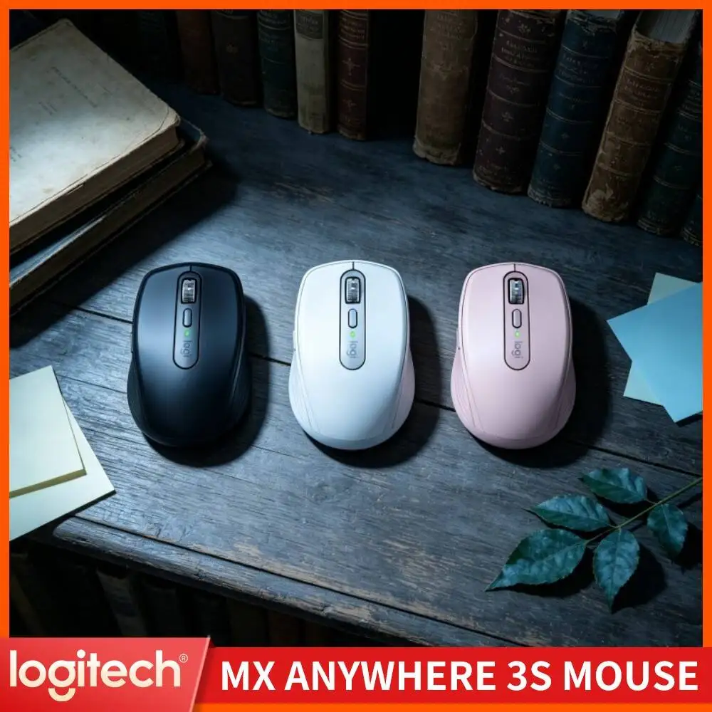 Ergonomic Wireless MX Anywhere 3S - 8K DPI, MagSpeed Wheel, Anti-Slip, Great for Boutique & Client Style Consult