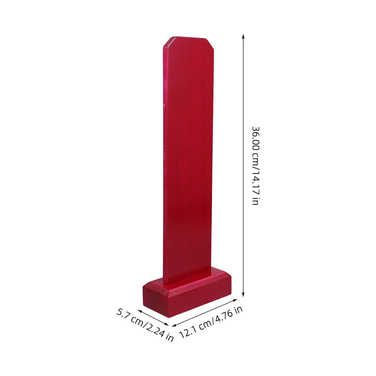 لوحة تذكارية من الخشب الصلب باللون الأحمر، تصميم خالد لتابلت العبادة المثالية لديكور المذبح المنزلي